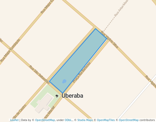 Praça Rui Barbosa in Uberaba | Map and Routes