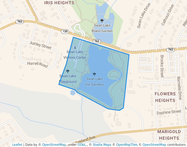 Swan Lake Iris Gardens