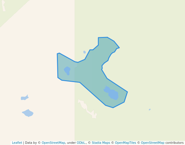 walking in Denison-Bonneau Provincial Park map in Lumby