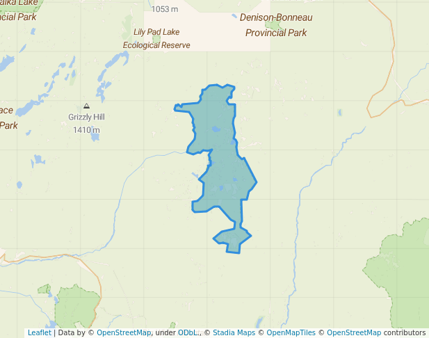 walking in Graystokes Provincial Park map in Lumby