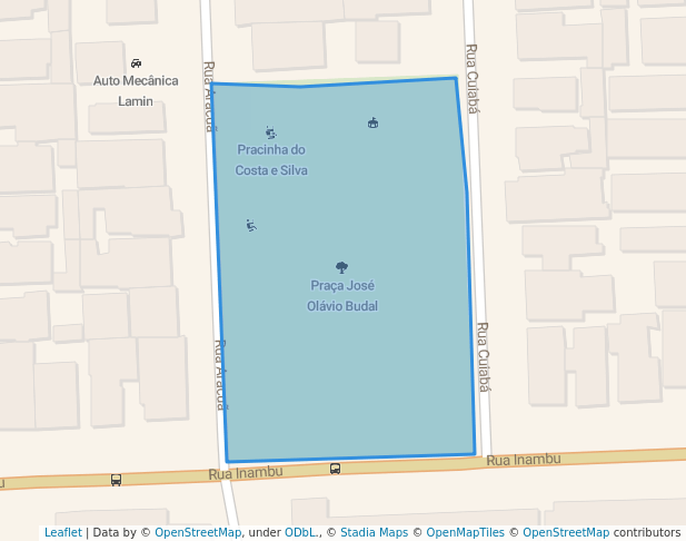 walking in Praça do Bosque map in Joinville