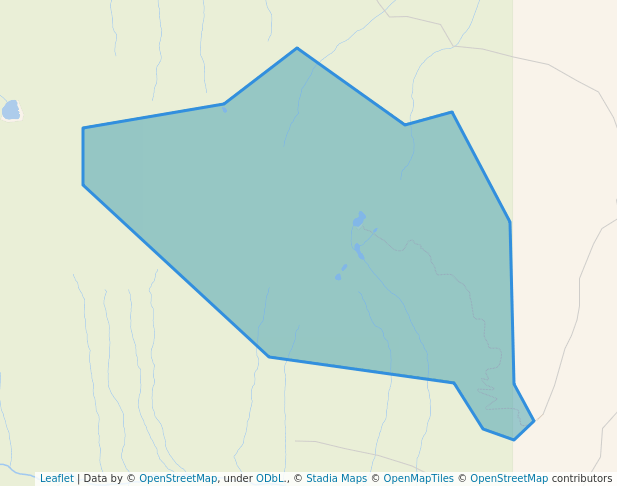 walking in Sleeping Beauty Mountain Provincial Park map in Terrace