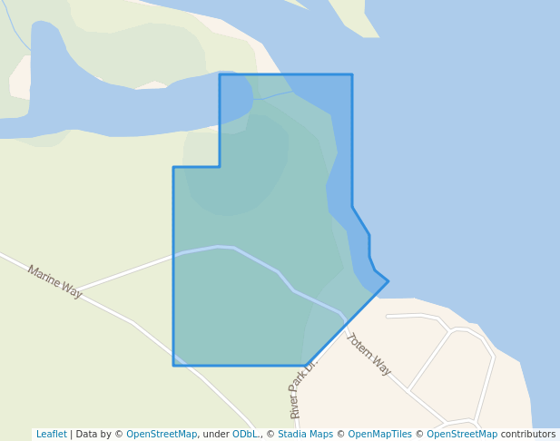 walking in Topley Provincial Park map in Granisle