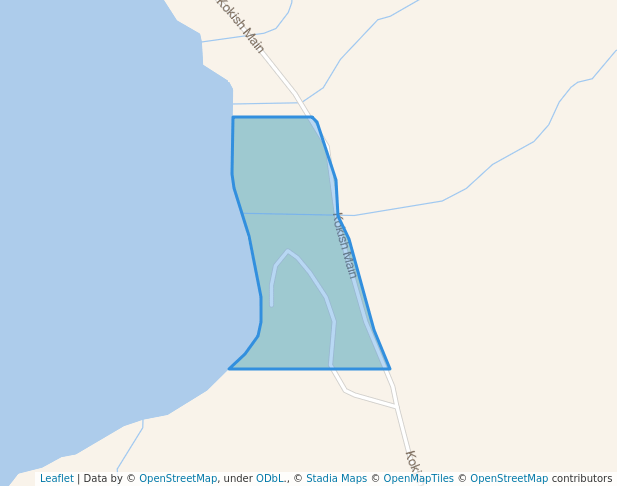 walking in Bonanza South Recreation Site map in Garden Bay