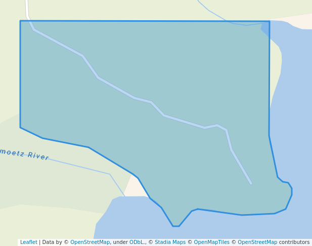 walking in Dennis Lake Recreation Site map in Smithers
