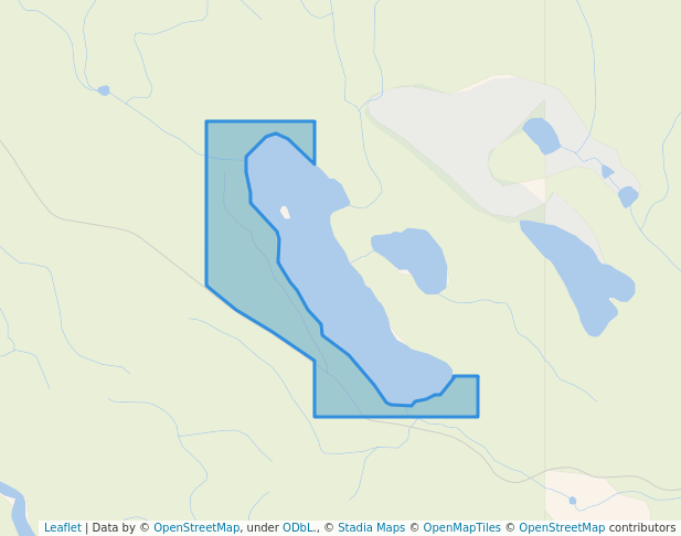 walking in Elizabeth Lake Recreation Site map in Hazelton