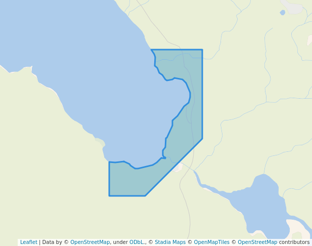 walking in Stony Lake East Recreation Site map in Wells