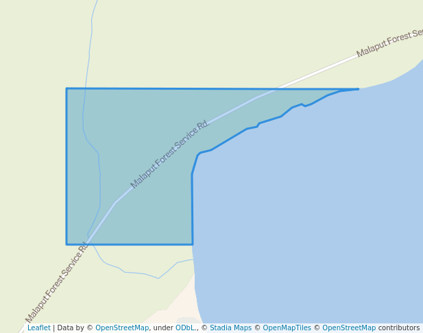 walking in Top Lake South Recreation Site map in Fraser Lake