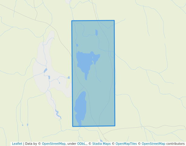 walking in Twin Lakes Recreation Site map in Quesnel