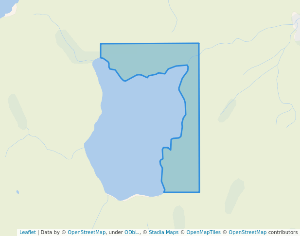 walking in Woodcock Lake Recreation Site map in Vanderhoof