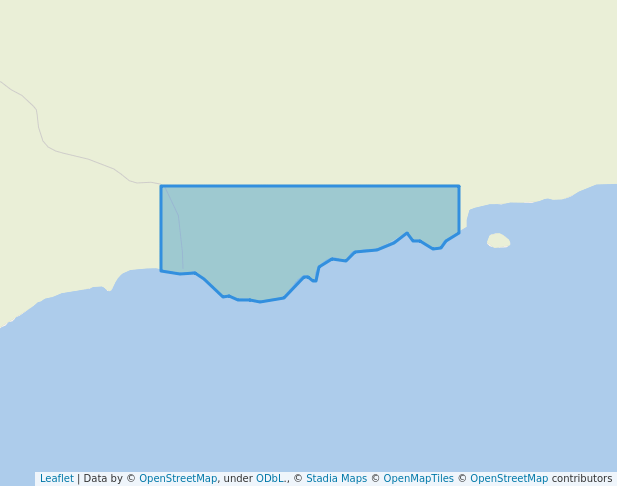 walking in Abbott Creek Recreation Site map in Likely