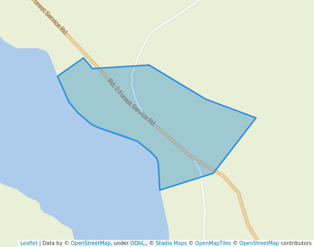 walking in Coldscaur Lake South Recreation Site map in Clearwater