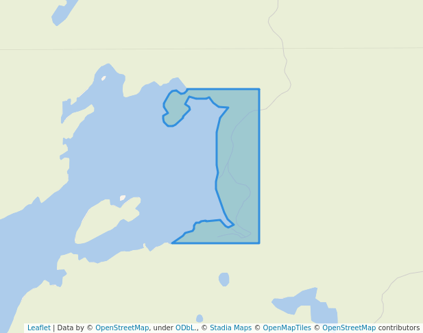 walking in Lorin Lake Recreation Site map in Bridge Lake
