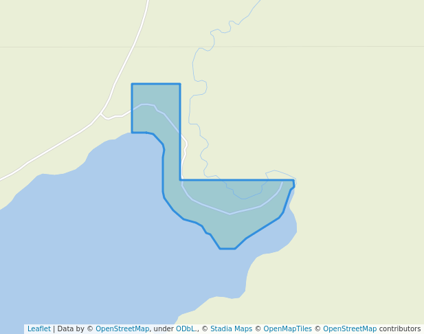 walking in Needa Lake Recreation Site map in Lone Butte