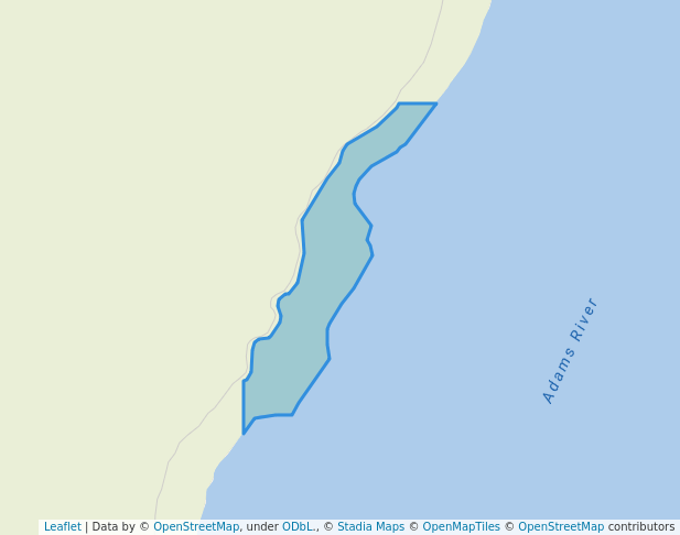 walking in Honeymoon Bay Recreation Site map in Magna Bay