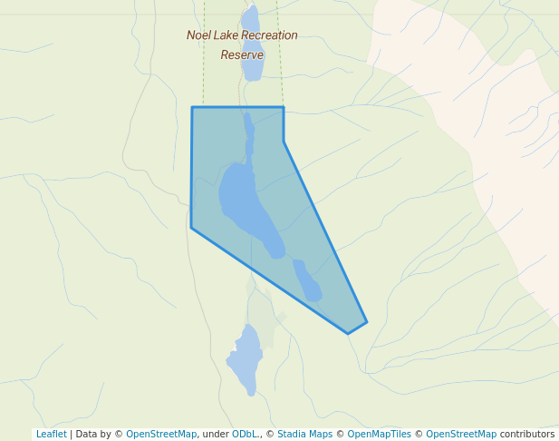 walking in Kingdom Lake Recreation Site map in Ogden