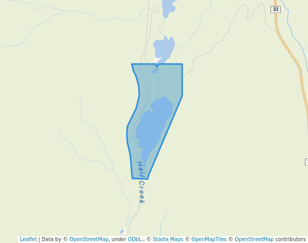 walking in Arlington Lakes Recreation Site map in Beaverdell
