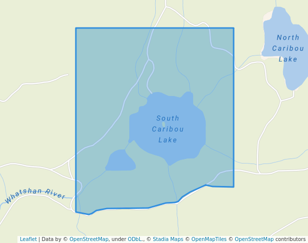 walking in Caribou Lake Recreation Site map in Nakusp