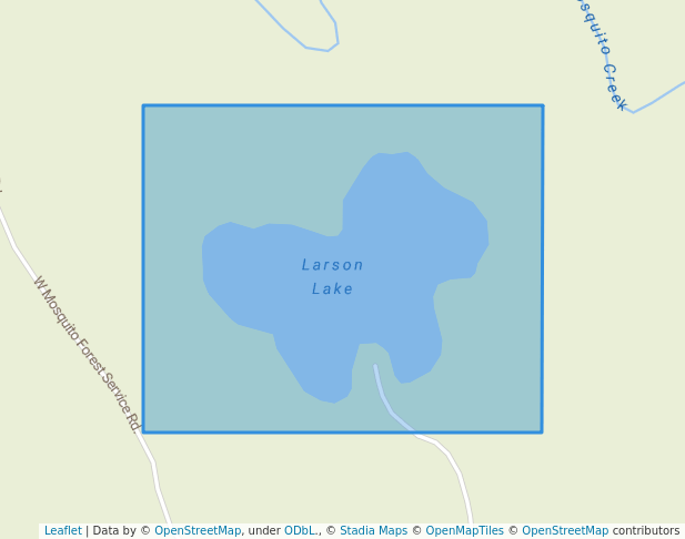 walking in Larson Lake Recreation Site map in Nakusp
