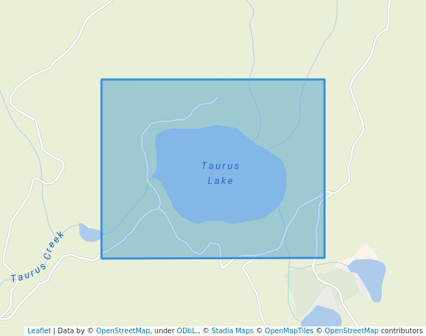 walking in Taurus (Bull) Lake Recreation Site map in Beaverdell