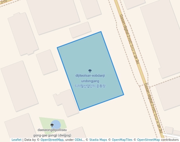 디지털산업단지 운동장