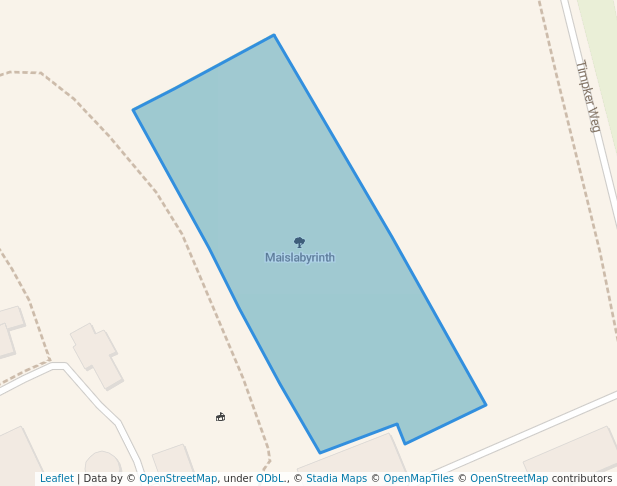 walking in Maislabyrinth map in Gronau (Westfalen)