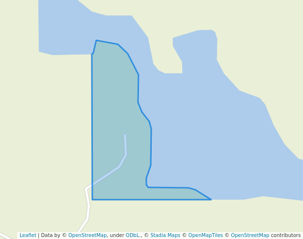 walking in Skyline Lake Recreation Site map in McMurphy