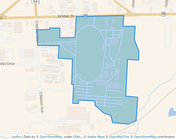 walking in Clinton County Fairground map in Wilmington
