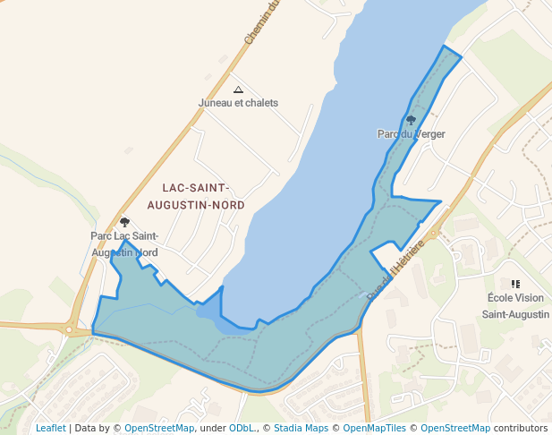 Parc riverain du lac Saint-Augustin