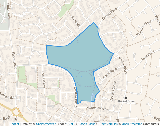 walking in Castle Batch map in Weston-super-Mare