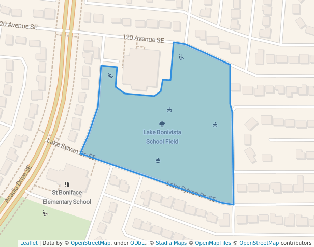 Lake Bonivista School Field