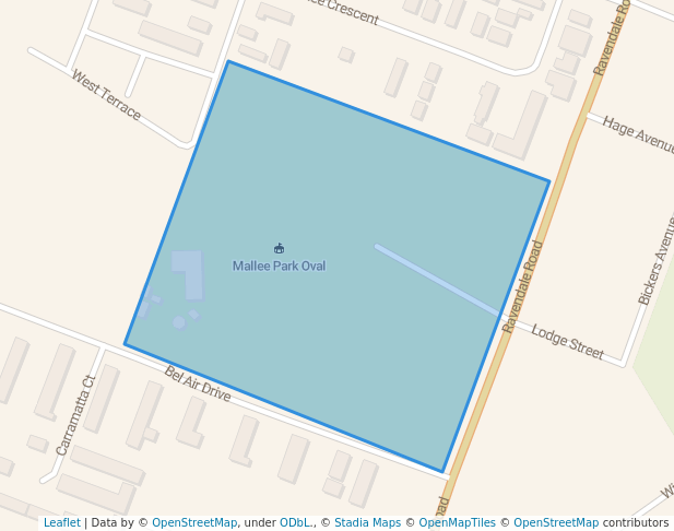 walking in Mallee Park map in Port Lincoln