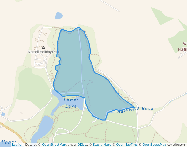 walking in Obelisk Park map in Foulby