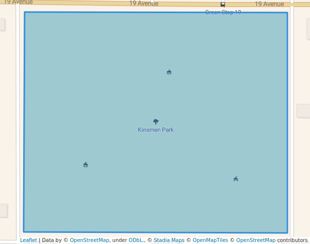 walking in Kinsmen Park map in North Battleford