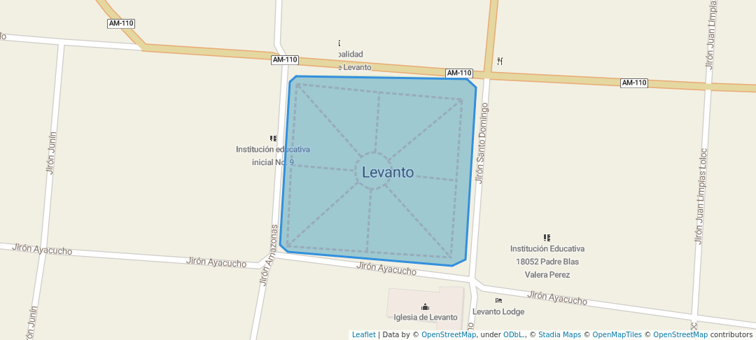 walking in Plaza de Armas Levanto map in Levanto