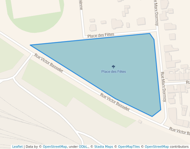 walking in Place des Fêtes map in Laon