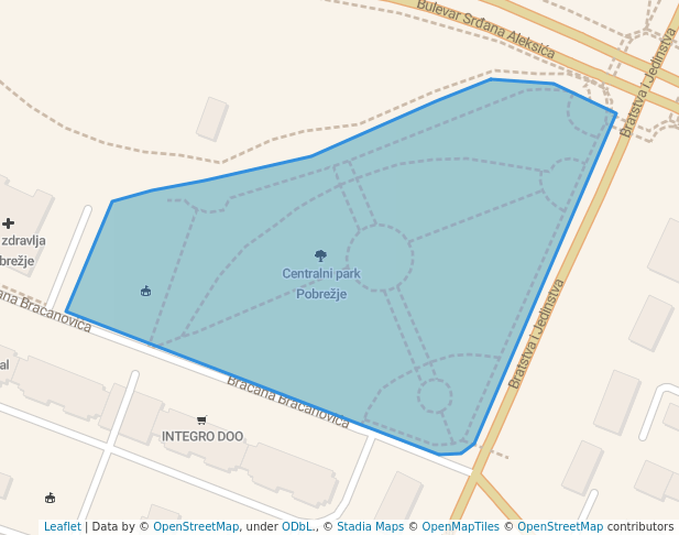 Centralni park Pobrežje