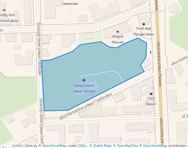 овраг Засора