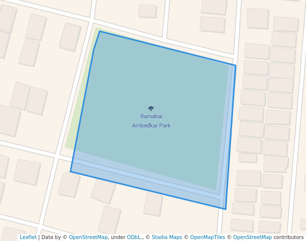 walking in Ramabai Ambedkar Park map in Nagpur