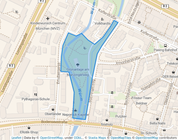 Grünanlage am Manzingerweg