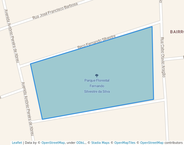 walking in Parque Florestal Fernando Silvestre da Silva map in Santa Cruz do Capibaribe