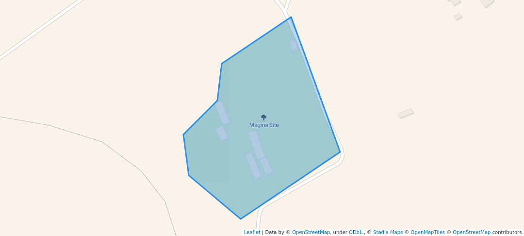 walking in Magina Site map in Kijabe