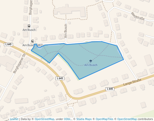 walking in Am Busch map in Castrop-Rauxel