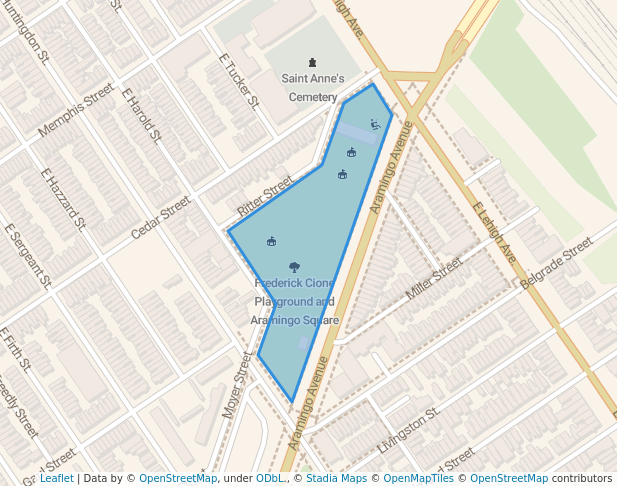 Frederick Cione Playground and Aramingo Square