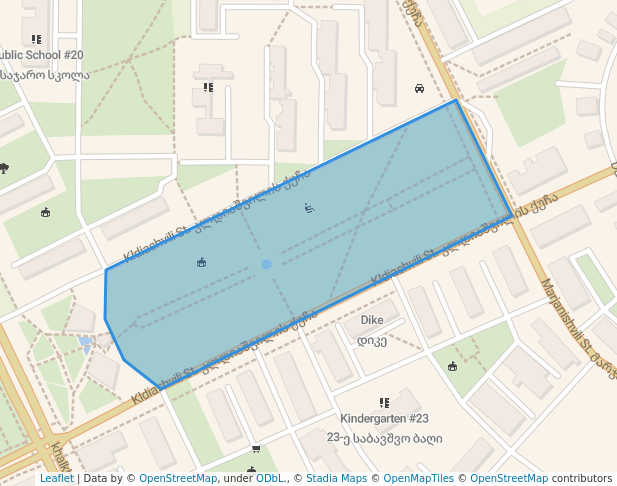 ახალგაზრდობის ბაღი in Rustavi | Map and Routes