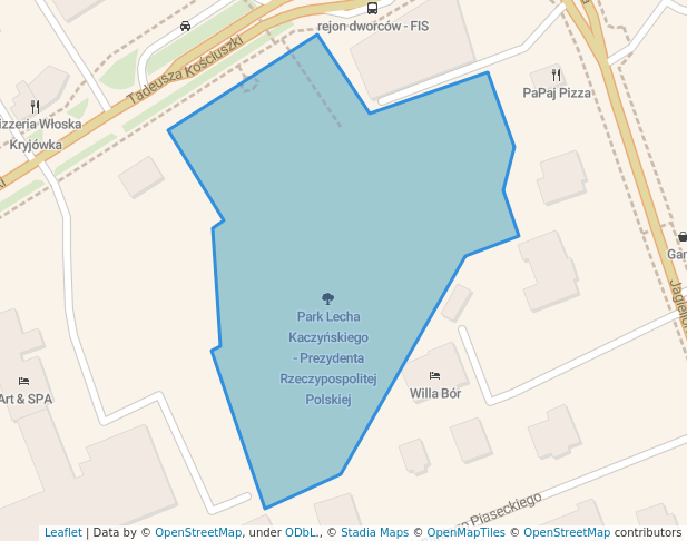 Park Lecha Kaczyńskiego - Prezydenta Rzeczypospolitej Polskiej