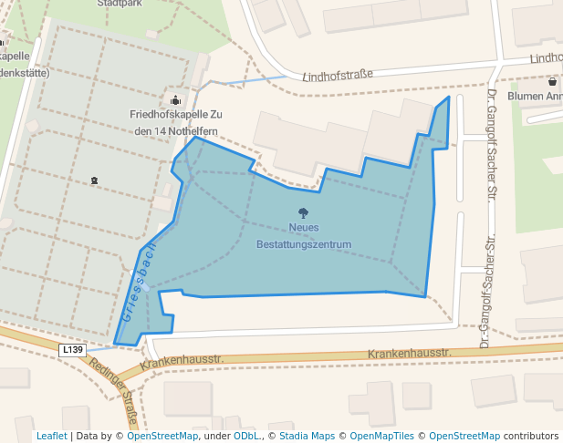 Neues Bestattungszentrum