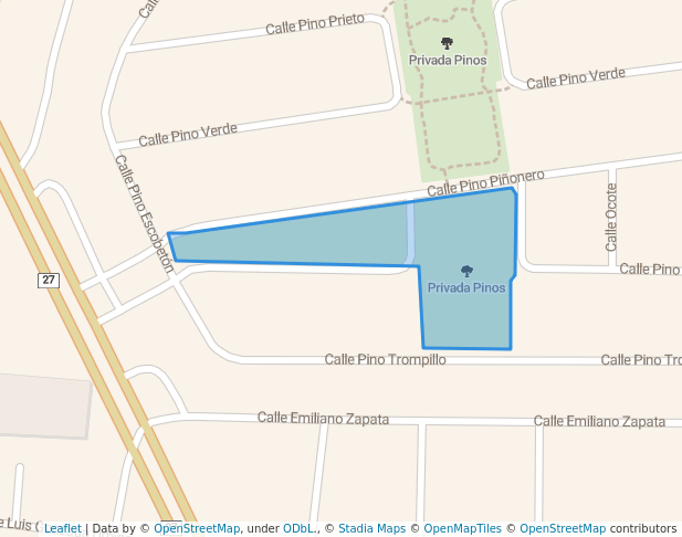 Privada Pinos in Monterrey | Map and Routes