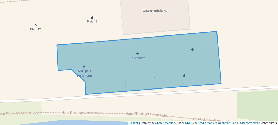 walking in Pulverturm map in Innsbruck
