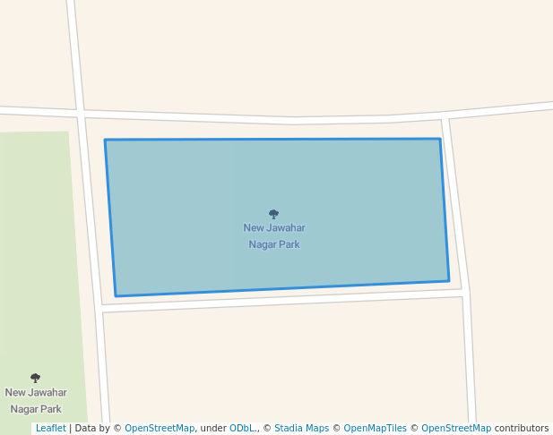 walking in New Jawahar Nagar Park map in Jalandhar